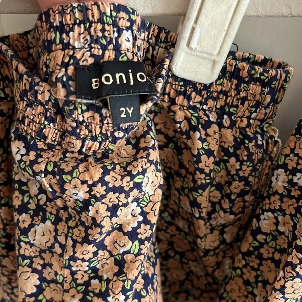 Bonjour Diary | embroidered floral smocked tunic blouse + shorts